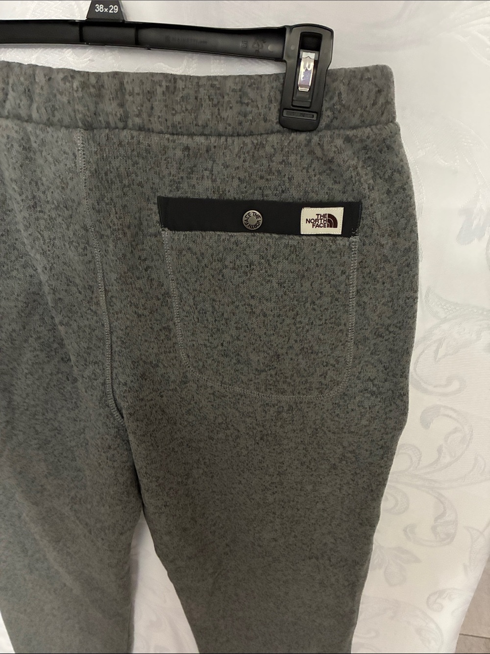 The North Face Men's Heather Grey Fleece Joggers